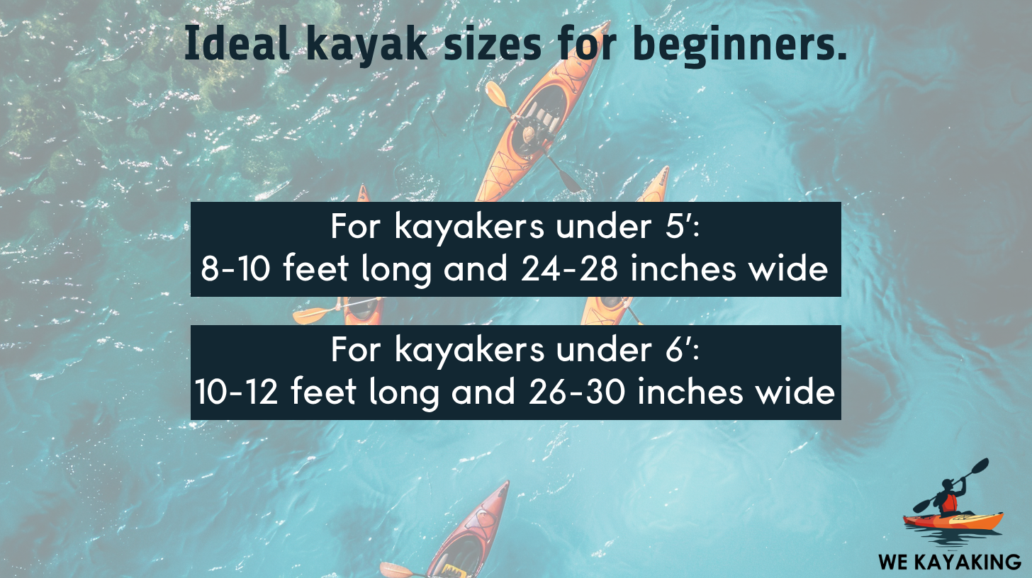 kayak sizes for beginners