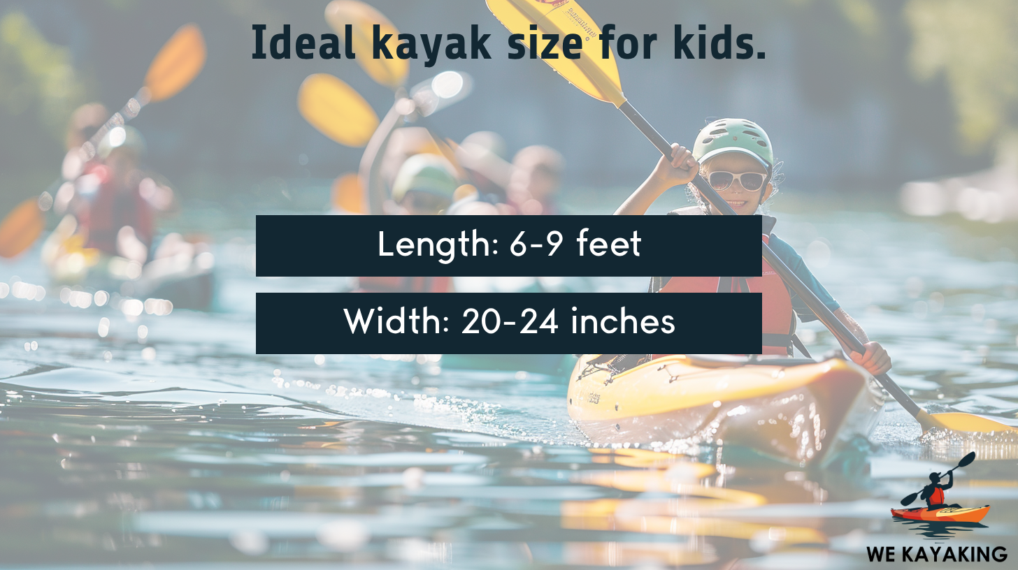 ideal kayak size for kids