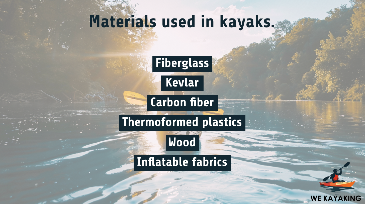 materials used in kayaks